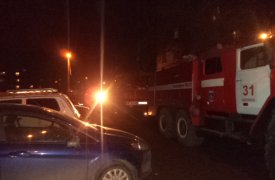В Щекино жители сами потушили пожар в подвале
