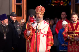 На Пасху туляки встретили Благодатный огонь из Иерусалима