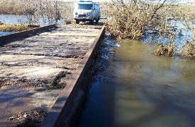 Паводок отступает: с н.п. Устье Кимовского района возобновили транспортное сообщение