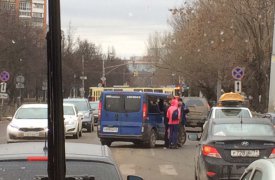 В Туле на перекрёстке улиц Ложевой и Кирова сбили школьника