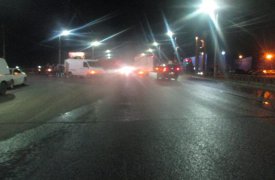 В Туле столкнулись минивэн, легковушка и мотоцикл