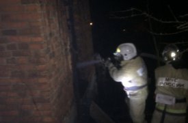 В Алексинском районе сгорела дача