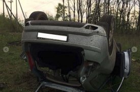 Серьёзное ДТП под Тулой: в перевёрнутом «Ситроене» пострадал ребёнок