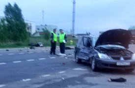 Под Тулой насмерть разбился мотоциклист