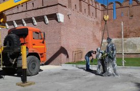 «Городового» выгрузили у Тульского кремля