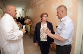 По указанию Алексея Дюмина в поликлинике г. Суворова начали капремонт