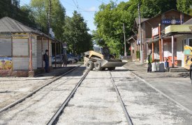 В Туле продолжаются дорожные работы на ул. Фр. Энгельса