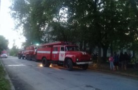 В Туле пожарные спасли человека из огня