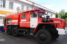 В пожарную часть Тульской области поступила новая автоцистерна