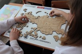 Туляки смогут изучать федеративное устройство России с помощью спилс-карты