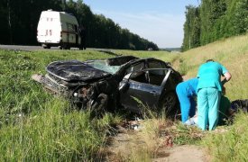 Машина всмятку: страшная авария под Тулой