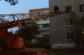 В Алексине из пожара в квартире спасли человека