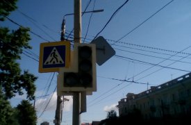 В тульском Заречье пробки из-за неработающих светофоров