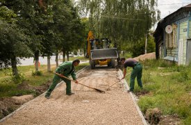 На каких улицах Тулы ремонтируют тротуары?