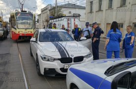 В Туле пьяный водитель BMW «отключился» за рулём