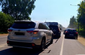Под Тулой произошло массовое ДТП с микроавтобусом
