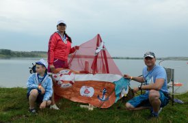 На Фестивале семейной рыбалки в Туле выбрали самую креативную команду