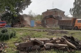 В историческом центре Тулы ведутся работы по благоустройству
