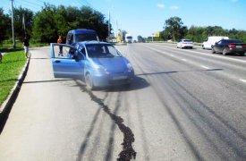 На Рязанке «Газель» протаранила «Дэу Матиз»