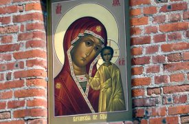 На башню Тульского кремля вернули икону Казанской Божией Матери