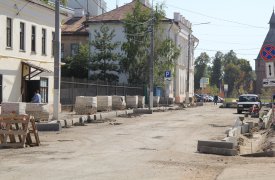 На улице Союзной продолжают ремонт дороги