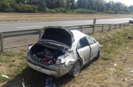Двое детей пострадали в серьёзном ДТП под Тулой