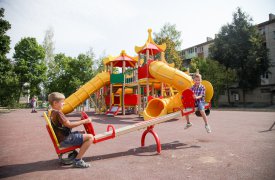 В Туле завершается благоустройство дворов и скверов