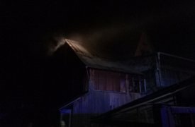 При пожаре в селе Маслово пострадал человек