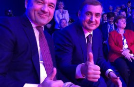 Алексей Дюмин поздравил Андрея Воробьева с уверенной победой на выборах