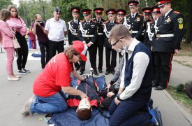 В Центральном парке Тулы проходит День первой помощи