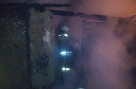 В  Богородицком районе ночью сгорел дом