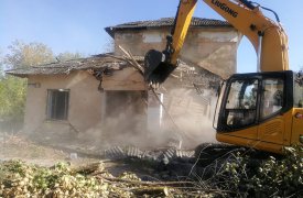 В Туле продолжают сносить аварийные здания