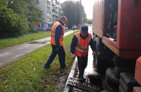 В Туле проводятся работы по прочистке ливневок