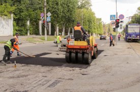В Туле проинспектировали ход выполнения работ по ремонту дорог