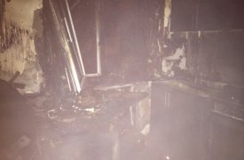 В Тульской области из горящей квартиры пожарные спасли четырех человек