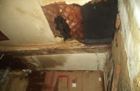 Пожар в Щекинском районе уничтожил кровлю дома
