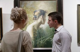 Выставка Никаса Сафронова открылась в Туле