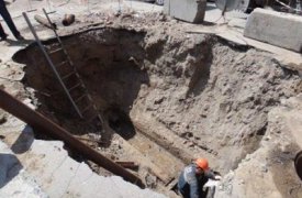 В Тульской области мужчина сломал позвоночник, упав в яму, оставленную коммунальщиками