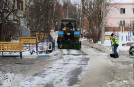 В Туле проверили 308 придомовых территорий на уборку снега