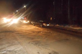 В Тульской области пьяный пешеход чуть не погиб под колёсами «Тойоты»