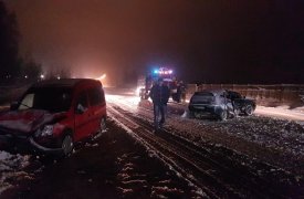 В Киреевском районе годовалый ребёнок пострадал при столкновении «Опеля» и «двенашки»