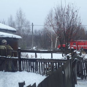 В Богородицком районе 11 человек тушили горящую квартиру