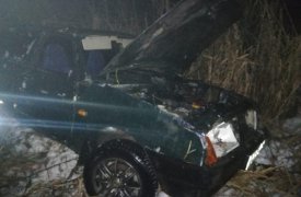 Под Тулой 19-летний парень перевернулся на «девятке»