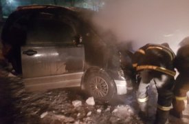 Ночью на проспекте Ленина в Туле загорелась 