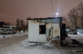 Шесть человек тушили горящее строение на Пролетарской в Туле