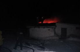 Пожар в доме в деревне Малевка уничтожил террасу и кухню