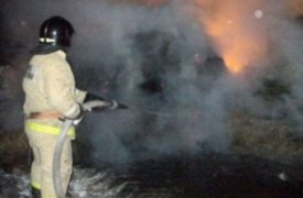 На  улице Макаренко в Туле загорелся мусор