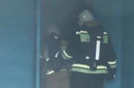 В тульском посёлке Обидимо загорелся подвал жилого дома