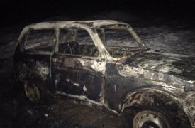 Горящий автомобиль 