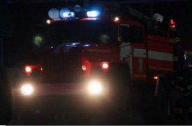 10 пожарных тушили горящий дом в Ясногорском районе